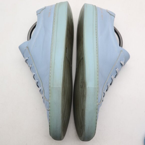 Common Projects Achilles Low Men's EU 44 Leather Powder Blue Trainers Sneakers - Picture 8 of 12